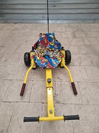 Hoverboard RCB 6.5" con Hoverkart Go Kart e LED
