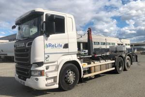 SCANIA R580 V8 EURO 6 IMPIANTO SCARRABILE TRE ASSI