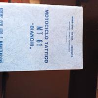 Manuale motociclo MT 61 Bianchi