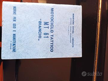 Manuale motociclo MT 61 Bianchi