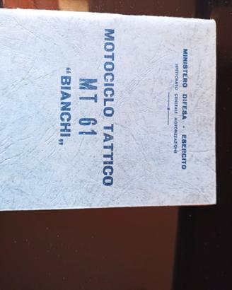 Manuale motociclo MT 61 Bianchi