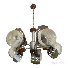Lampadario design anni 70 Modernariato