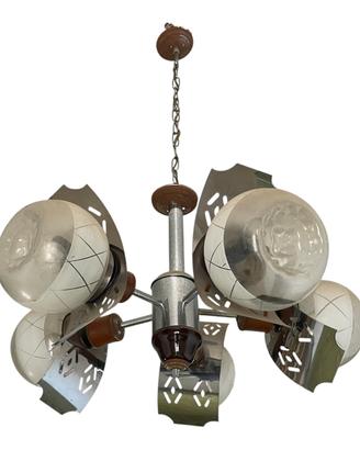 Lampadario design anni 70 Modernariato