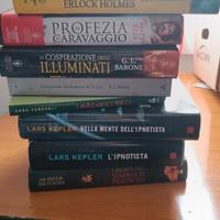 stock libri thriller, romanzi etc...