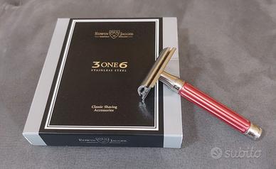 Rasoio di sicurezza Edwin Jagger 3one6 rosso