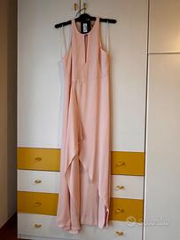 Abito rosa lungo