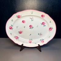 Vassoio ovale Ginori  Antico Doccia decoro Amalfi