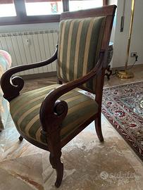 Splendida coppia di 2 poltrone fine 800