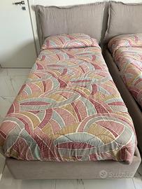 Letti singoli contenitore con materasso