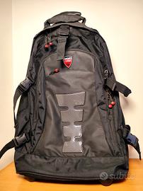 🎒 Ducati Corse Trolley Backpack Nero con Ruote

