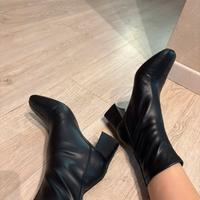 Stivaletto donna con tacco basso, nero nr 37