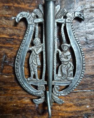 SPILLA Passante  DA CINTURA IN ARGENTO BORBONICO