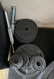 Kit pesi Domyos 34kg (dischi ghisa 28mm)