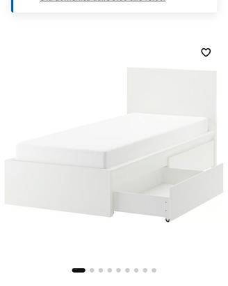 letto singolo ikea modello Malm
