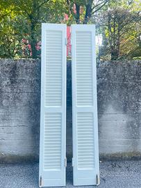 Porta ventola in legno bianco