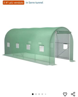 Serra per Orto a Tunnel con Porta avvolgibile