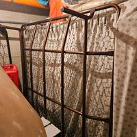 RETE MATRIMONIALE IN ACCIAIO 190x160