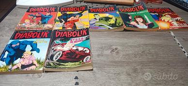 Lotto 7 Diabolik anni '60-'70 + Ritratti Compagne