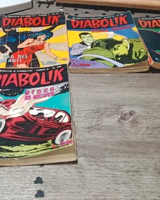 Lotto 7 Diabolik anni '60-'70 + Ritratti Compagne
