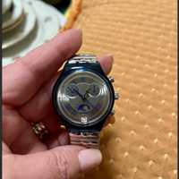 SWATCHricercatoCRONOGRAFOmoonDATEfasiLUNARIanni'90