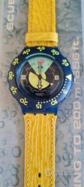 Swatch Scuba 200 DIVINE SDN102 Anni '90 NOS Nuovo 