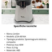 SPREMIAGRUMI ELETTRICO NUOVO 40W