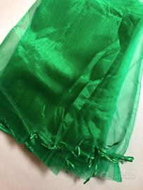 Sacchetti organza verde 30x40cm 100pz