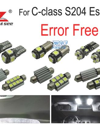 KIT 19 LAMPADE LED INTERNE MERCEDES CLASSE C S204 