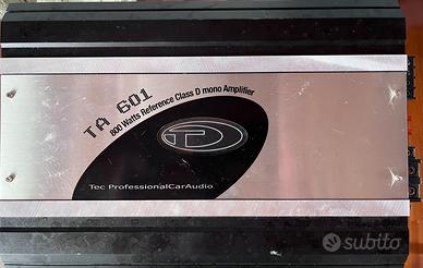 Amplificatore TEC TA-601 800 WATT car audio