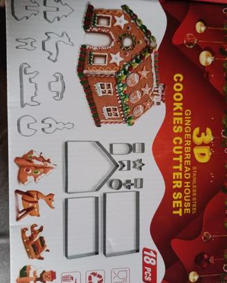 set per costruire casetta in pan di zenzero