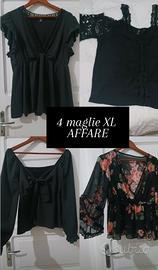 4 maglie XL 
