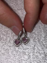 Orecchini in argento 925 con zirconi