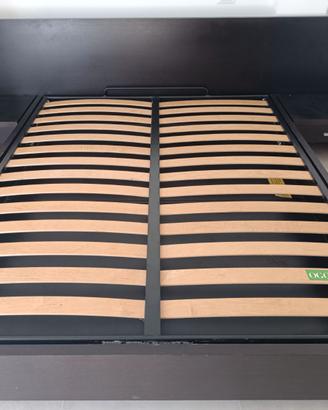 Letto contenitore con comodini e cassettiera