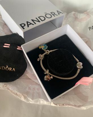 Bracciale Pandora con 3 charms Disney