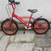 Bicicletta 16" per bimbo 5/8 anni
