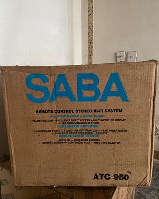 SABA REMOTE CONTROL STEREO HI-FI SYSTEM