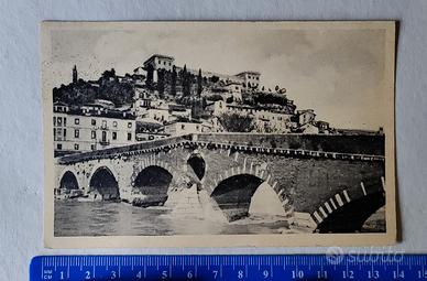 Cartolina 1947 Verona Ponte della Pietra