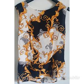 Top Flavio Castellani, 100% seta, tg.40.