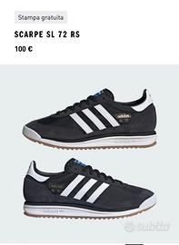 Scarpe Adidas SL 72 RS Tg. 40⅔