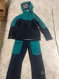 Guscio e pantaloni da scialpinismo usati scott t.S