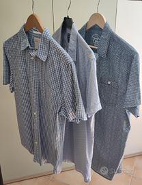 Set 3 camicie uomo manica corta