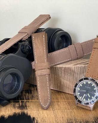 Cinturini in Canvas fatti a mano