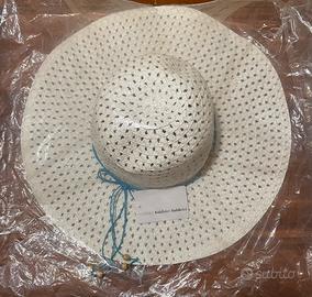 Cappello mare bianco di paglia Baldinini