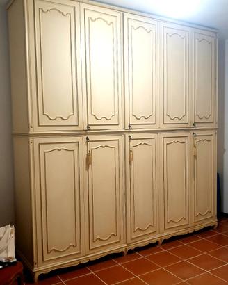 Armadio 5 + 5 ante - stile provenzale