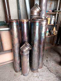 Tubi in acciaio per canna fumaria diametro 14