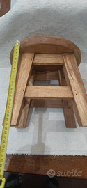 Sgabello in legno per bambini