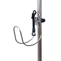 SUPPORTO INOX PER ANULARE a parete oppure su tubo