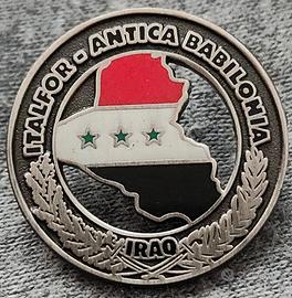 DISTINTIVO  IRAQ MISSIONE  ITALFOR ANTICA BABILONI