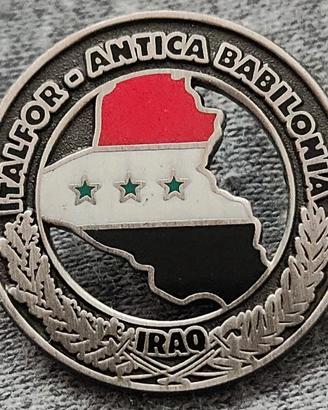 DISTINTIVO  IRAQ MISSIONE  ITALFOR ANTICA BABILONI