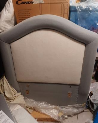 Testiera imbottita singolo larghezza 100cm di tape